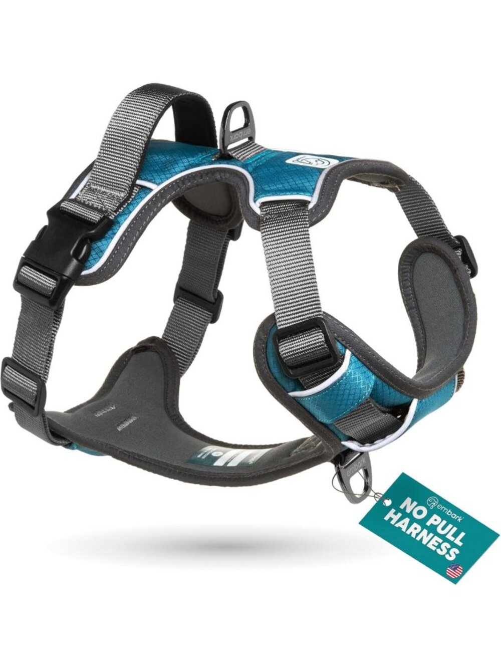 Reflective No Pull Dog Harness - Adjustable Training Vest, No Choke Design